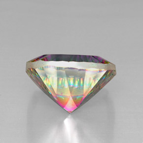Quarzo mistico Arcobaleno superiore naturale da 27.53 ct, Taglio a cuscino, VVS-VS
