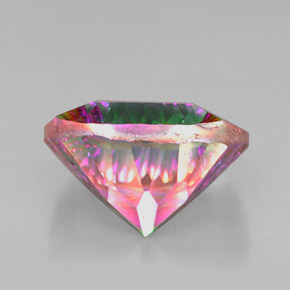 Quarzo mistico naturale multicolore da 28,86 ct, taglio a cuscino, VVS-VS