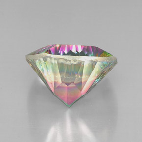 Quarzo mistico Arcobaleno superiore naturale da 29.12 ct, Taglio a cuscino, VVS-VS