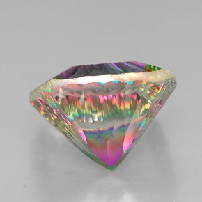 Quarzo mistico Arcobaleno superiore naturale da 31.26 ct, Taglio a cuscino, VVS-VS