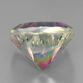 Quarzo mistico naturale multicolore da 32,97 ct, taglio a cuscino, VVS-VS