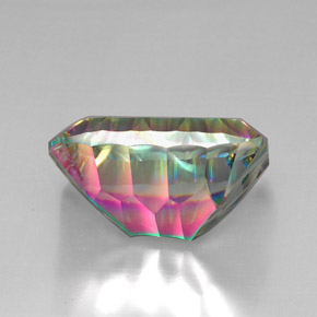 Quarzo mistico Arcobaleno superiore naturale da 39.92 ct, Taglio smeraldo, VVS-VS