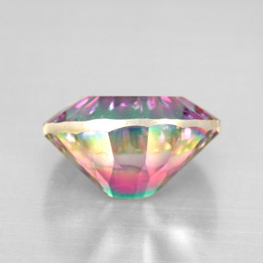 Quarzo mistico naturale multicolore da 4,59 ct, taglio ovale, VS