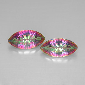 Quarzo mistico naturale multicolore da  ct, marchesa, VVS-VS