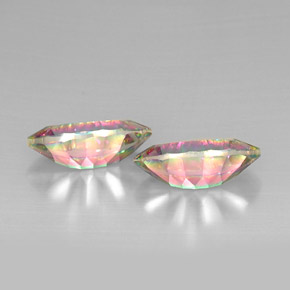 Gemme di Quarzo mistico Arcobaleno superiore naturale da  ct, Taglio marquise, VVS-VS