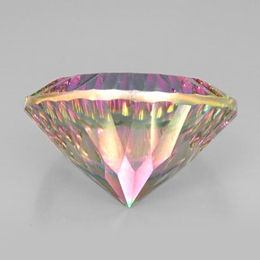Quarzo mistico Arcobaleno superiore naturale da 46.05 ct, Taglio rotondo, VVS-VS