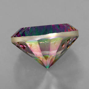 Quarzo mistico Arcobaleno superiore naturale da 7.77 ct, Taglio rotondo, VVS-VS