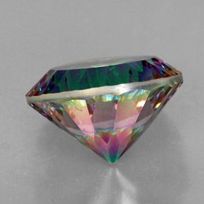 Quarzo mistico Arcobaleno superiore naturale da 7.42 ct, Taglio rotondo, VVS