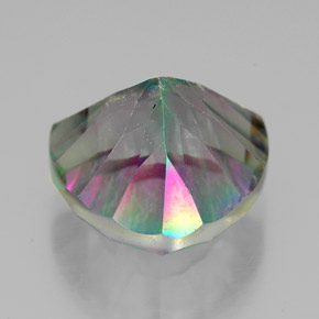 Quarzo mistico Arcobaleno superiore naturale da 7.84 ct, Taglio trillion, VS