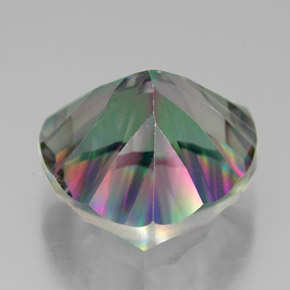 Quarzo mistico Arcobaleno superiore naturale da 7.64 ct, Taglio trillion, VVS