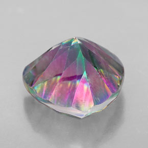 Quarzo mistico Multicolore naturale da 7.54 ct, Taglio trillion, VS