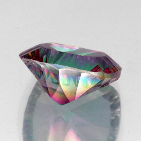 Quarzo mistico Arcobaleno superiore naturale da 13.33 ct, Taglio a cuscino, VS