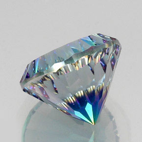 Quarzo mistico naturale multicolore da 10,52 ct, taglio rotondo, VS