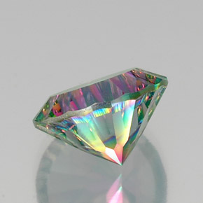 Quarzo mistico Arcobaleno superiore naturale da 10.15 ct, Taglio rotondo, VS