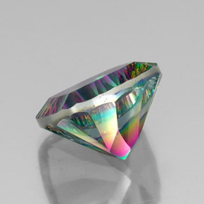 Quarzo mistico Arcobaleno superiore naturale da 16.69 ct, Taglio a cuscino, VVS-VS