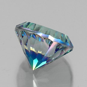 Quarzo mistico Arcobaleno superiore naturale da 9.96 ct, Taglio rotondo, VS