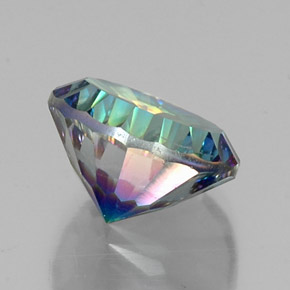 Quarzo mistico Arcobaleno superiore naturale da 9.30 ct, Taglio rotondo, VVS-VS