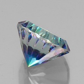 Quarzo mistico Arcobaleno superiore naturale da 9.28 ct, Taglio rotondo, VVS-VS