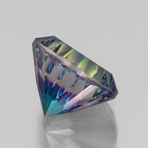 Quarzo mistico Arcobaleno superiore naturale da 10.26 ct, Taglio rotondo, VVS