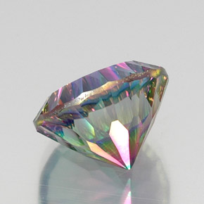 Quarzo mistico Arcobaleno superiore naturale da 11.90 ct, Taglio rotondo, VVS