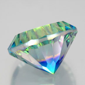 Quarzo mistico Arcobaleno superiore naturale da 9.80 ct, Taglio rotondo, VVS