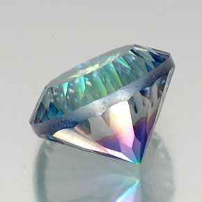 Quarzo mistico naturale multicolore da 20,94 ct, taglio rotondo, VVS-VS