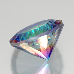 Quarzo mistico Arcobaleno superiore naturale da 18.27 ct, Taglio rotondo, VVS-VS