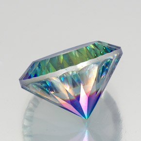 Quarzo mistico Arcobaleno superiore naturale da 19.33 ct, Taglio rotondo, VS