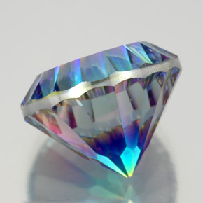 Quarzo mistico Arcobaleno superiore naturale da 10.84 ct, Taglio rotondo, VVS