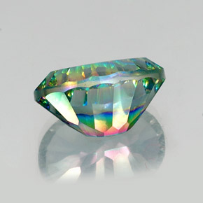 Quarzo mistico naturale multicolore da 13,12 ct, taglio ovale, VVS-VS