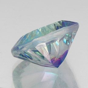 Quarzo mistico naturale multicolore da 21,72 ct, taglio a cuscino, VVS-VS