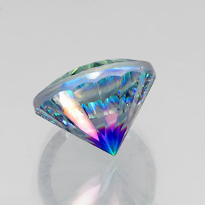 Quarzo mistico Arcobaleno superiore naturale da 19.39 ct, Taglio rotondo, VS