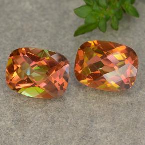 Gemme di Quarzo mistico Multicolore naturale da 3.62 ct, Taglio a cuscino, VVS-VS