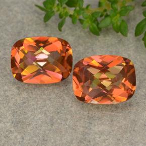 Gemme di Quarzo mistico Multicolore naturale da 3.56 ct, Taglio a cuscino, VVS-VS