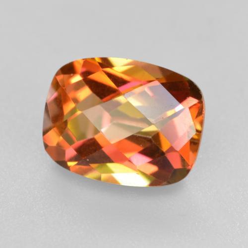 Quarzo mistico Multicolore naturale da 1.91 ct, Taglio a cuscino, VVS-VS
