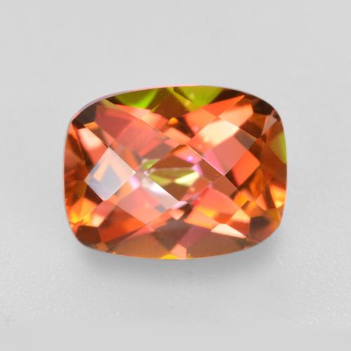 Quarzo mistico Multicolore naturale da 1.89 ct, Taglio a cuscino, VVS-VS