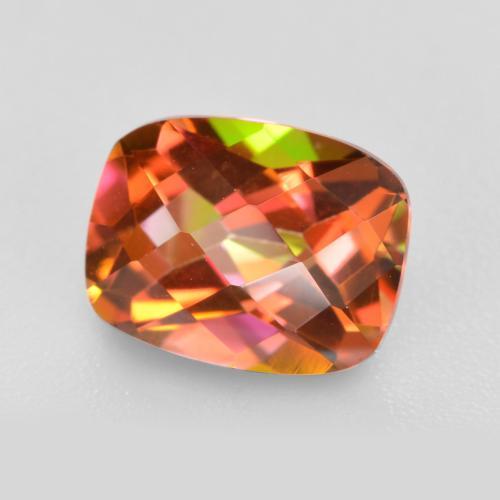Quarzo mistico Multicolore naturale da 1.89 ct, Taglio a cuscino, VVS-VS