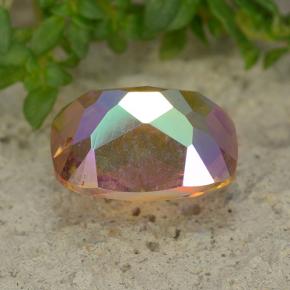 Quarzo mistico Multicolore naturale da 2.03 ct, Taglio a cuscino, VVS-VS