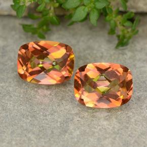 Gemme di Quarzo mistico Multicolore naturale da 3.46 ct, Taglio a cuscino, VVS-VS