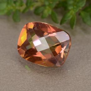 Quarzo mistico naturale multicolore da 1,82 ct, taglio a cuscino, VVS-VS