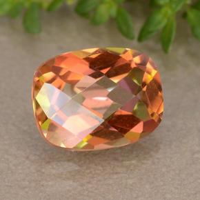 Quarzo mistico naturale multicolore da 1,81 ct, taglio a cuscino, VVS-VS