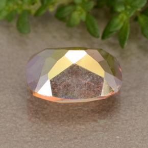 Quarzo mistico naturale multicolore da 1,81 ct, taglio a cuscino, VVS-VS