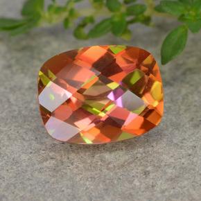 Quarzo mistico Multicolore naturale da 1.73 ct, Taglio a cuscino, VS