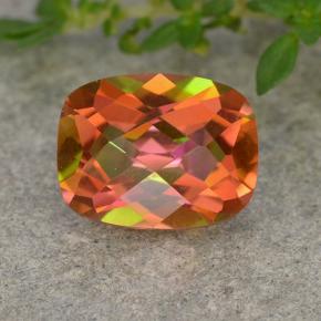 Quarzo mistico Multicolore naturale da 1.88 ct, Taglio a cuscino, VVS-VS