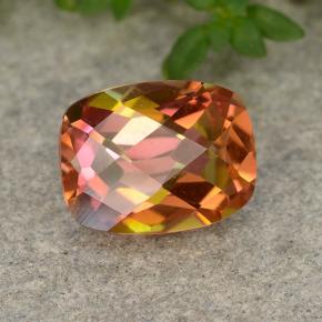 Quarzo mistico Multicolore naturale da 1.78 ct, Taglio a cuscino, VVS-VS