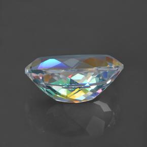 Quarzo mistico Multicolore naturale da 7.40 ct, Taglio ovale, VVS