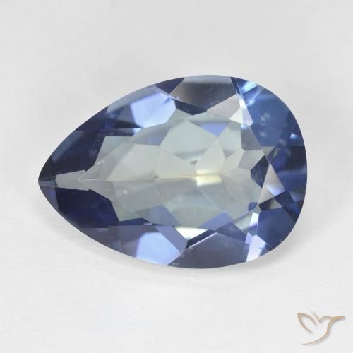 8.62ct Naturale Multicolore Quarzo mistico, Forma a pera, VVS-VS