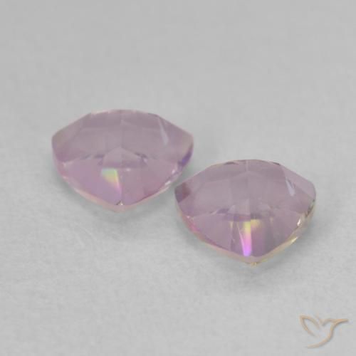 Quarzo mistico naturale multicolore da 0,88 ct, trillion, VVS-VS