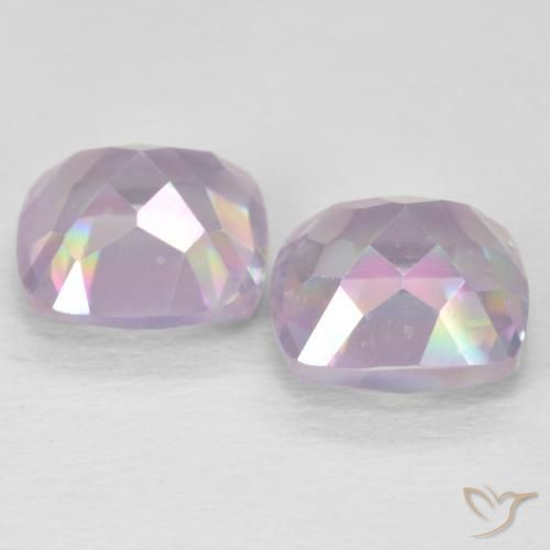 Gemme di Quarzo mistico Multicolore naturale da 4.33 ct, Taglio a cuscino, VVS-VS