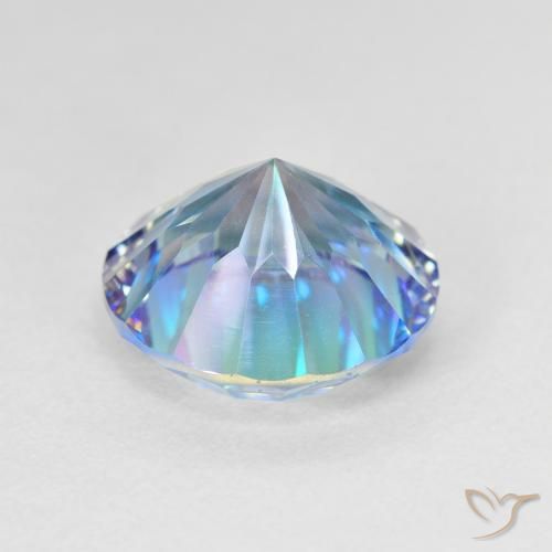 Quarzo mistico Multicolore naturale da 5.12 ct, Rotondo, VVS-VS